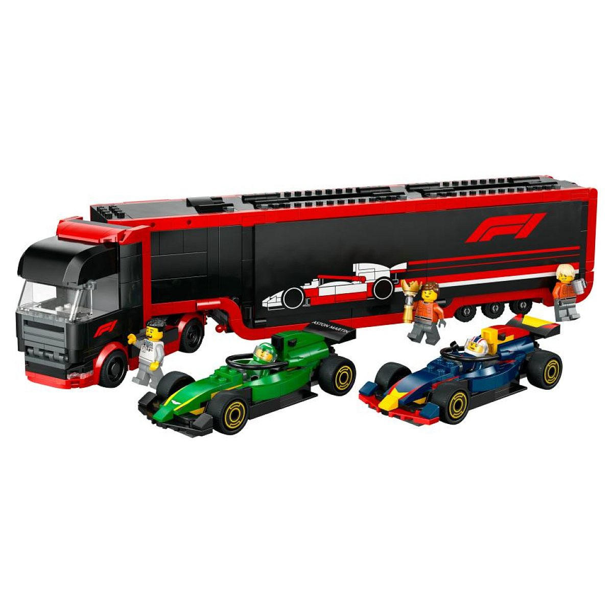 KLEMMBAUSTEINE City F1 Truck und Autos - Blau, Kunststoff (8/28/54cm) - Lego