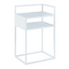 BEISTELLTISCH Riihimäki - Weiß, Metall (30/40/65cm) - [en.casa]