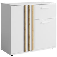 KOMMODE FERIO Kombikommode, Modern - Weiß, Holzwerkstoff (80/73/35cm) - KONSIMO®
