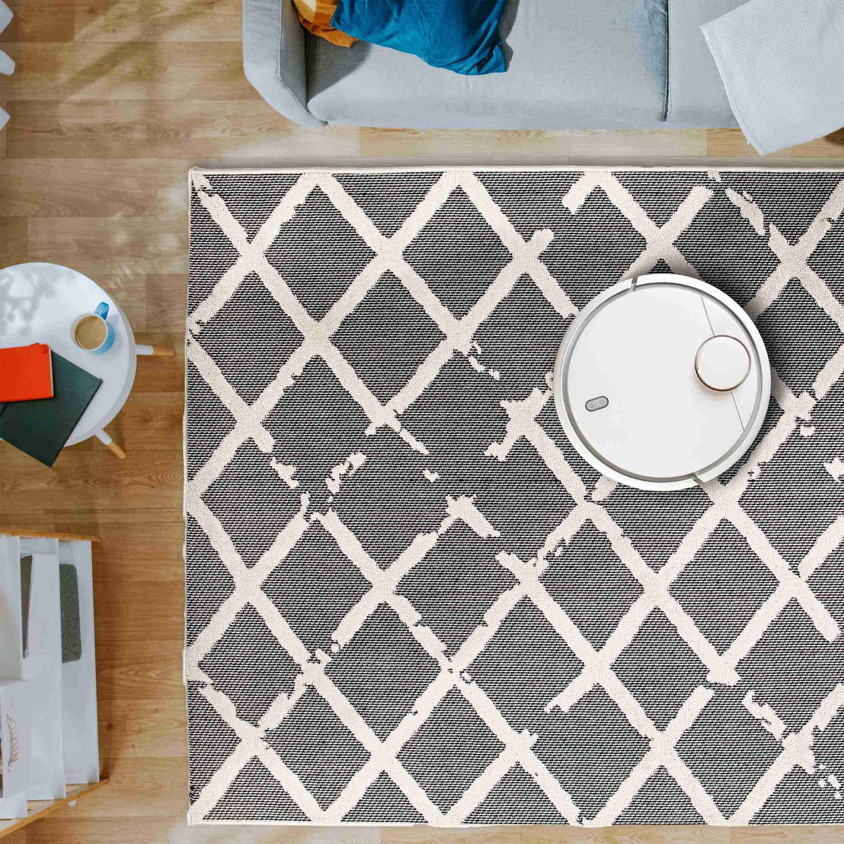 KURZFLORTEPPICH SERINA - Grau, Textil (120/170cm) - Astra