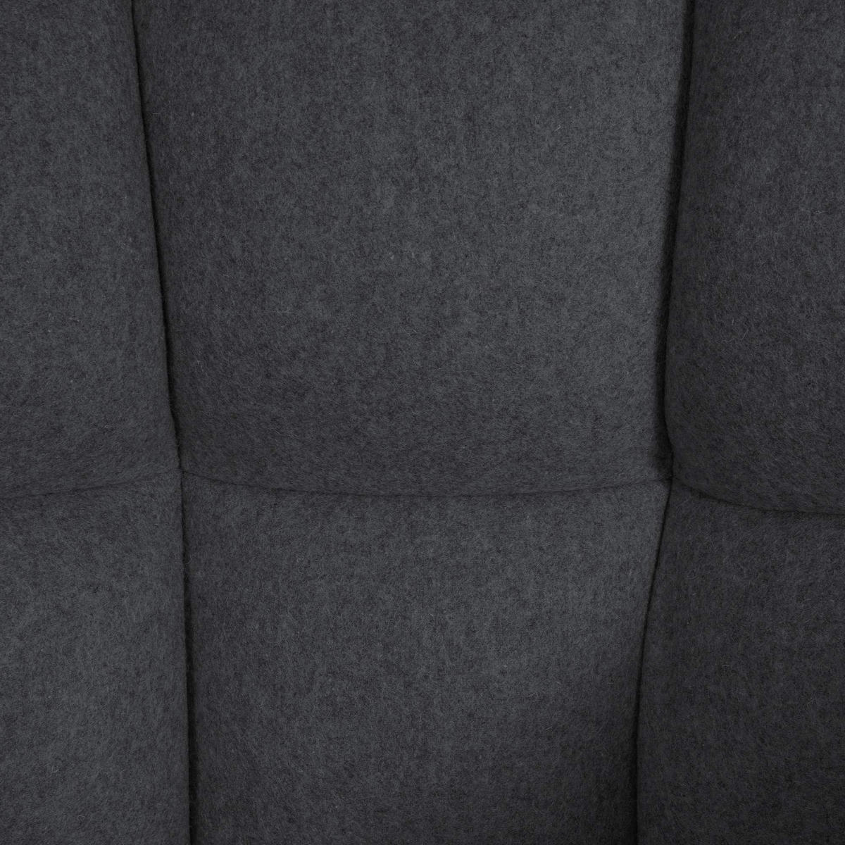 BARHOCKER Filz Anthrazit - Edelstahlfarben/Anthrazit, Textil/Metall (64/88/45cm) - CLP