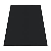 KURZFLORTEPPICH Waschbar, einfarbig, aus Polyester, Schwarz, 120 x 160 cm - Schwarz, Textil (120/160cm) - KADIMA DESIGN