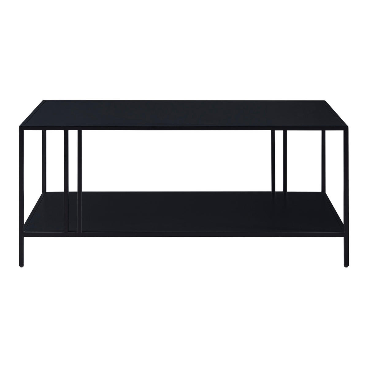 COUCHTISCH Kumlinge 110/55/47 cm - Schwarz, Metall (55/110/47cm) - [en.casa]