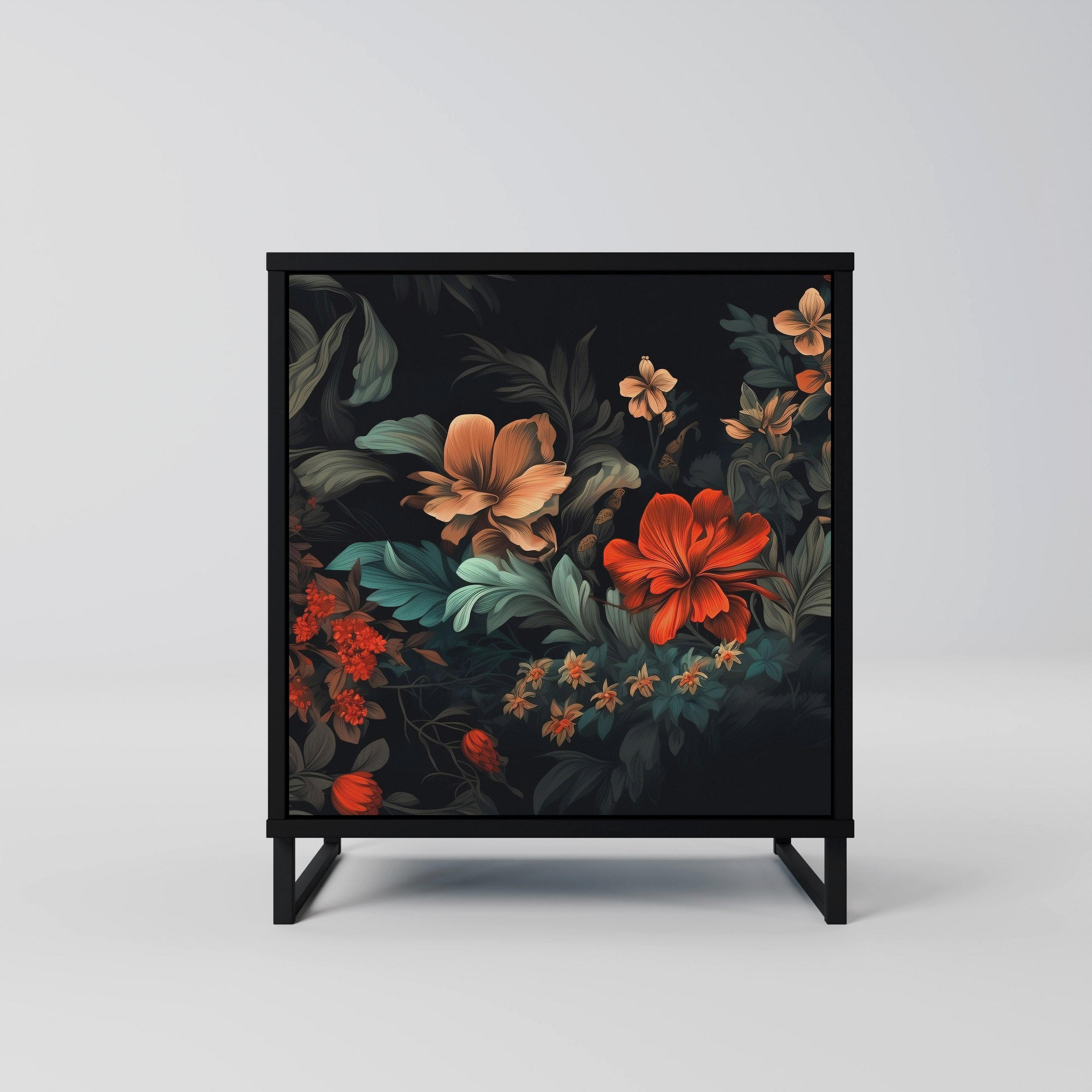 SpaceRebels Sideboard Schwarz 57.5x67.5x42 cm