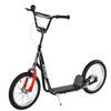KINDERROLLER, Hellblau/Schwarz/Weiß/Grün, Stahl+ Aluminium - Schwarz, Metall (139/58/96cm) - HOMCOM