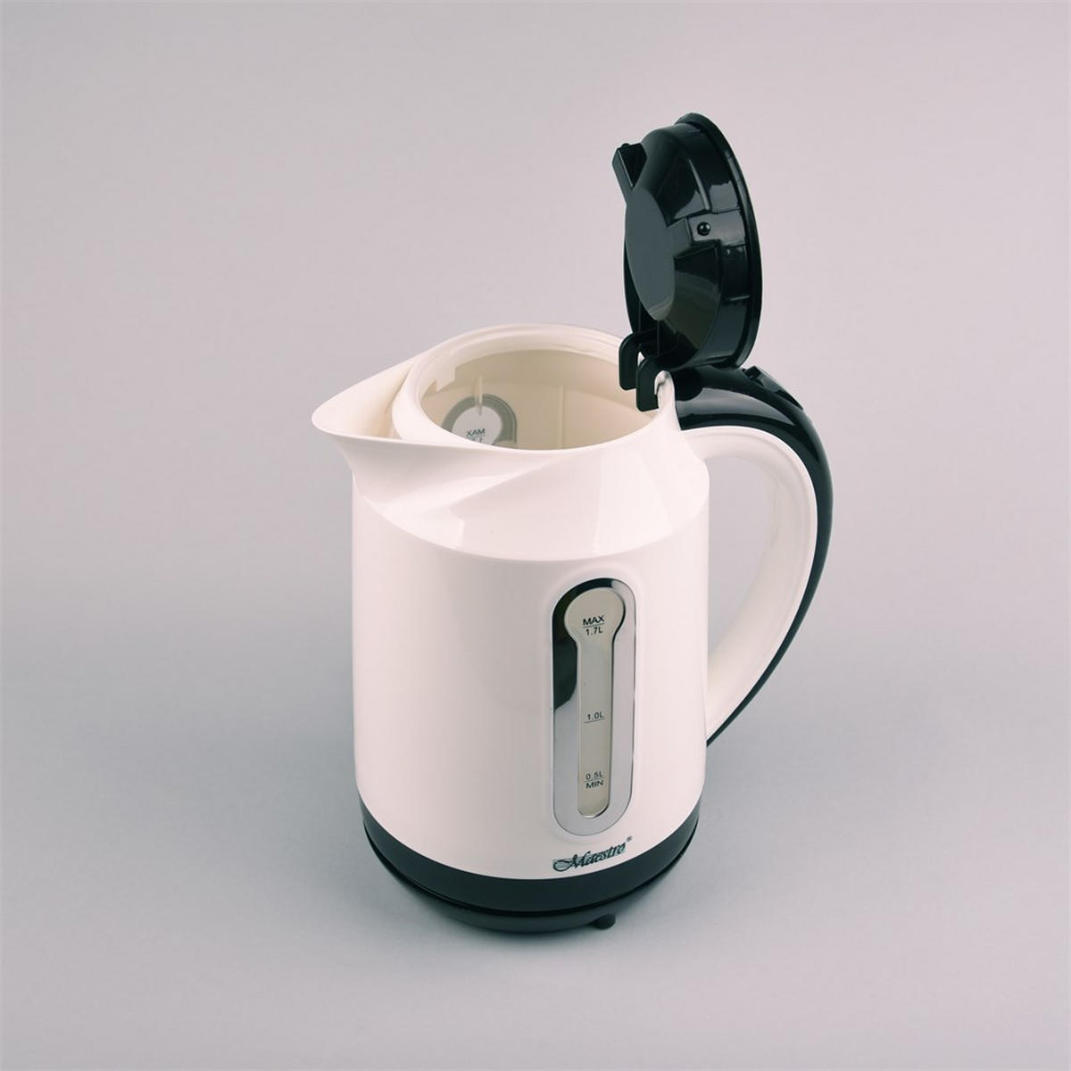 WASSERKOCHER ELEKTRISCH Weiß 17/17/21 cm MR041WHITE - Weiß, Kunststoff (17/21/17cm) - Maestro 
