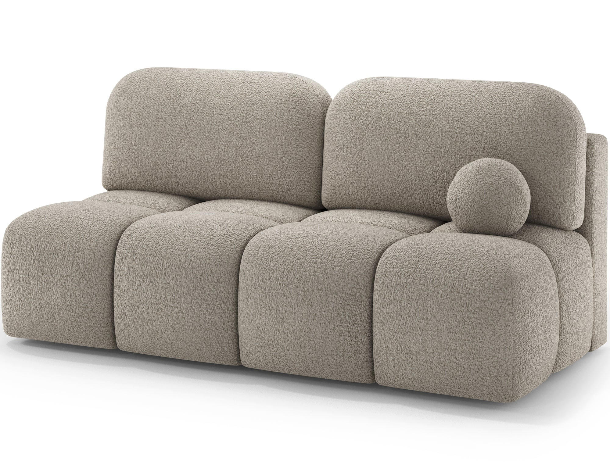 SCHLAFSOFA Nuwia mit Schlaffunktion und Bettkasten – Modernes Designsofa mit Schlafauszug und dekorativer Steppung - Beige, Kunststoff (200/102/100cm) - Wohnideebilder