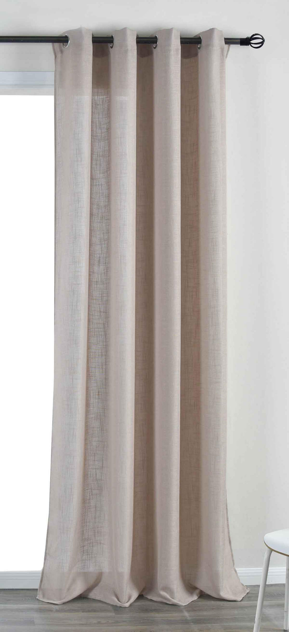 VORHANG »Essen« HxB 245x145 cm Sand - Sandfarben, Textil (145/245cm) - Gardinenbox