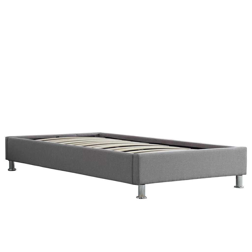 Thumbnail - CARO-Möbel Futonbett, Grau, Textil, Mode, 90x200 cm, Schlafzimmer, Betten, Futonbetten