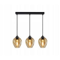 PENDELLEUCHTE Hegel - Transparent/Schwarz, Glas/Metall (15/55/80cm) - kiki design