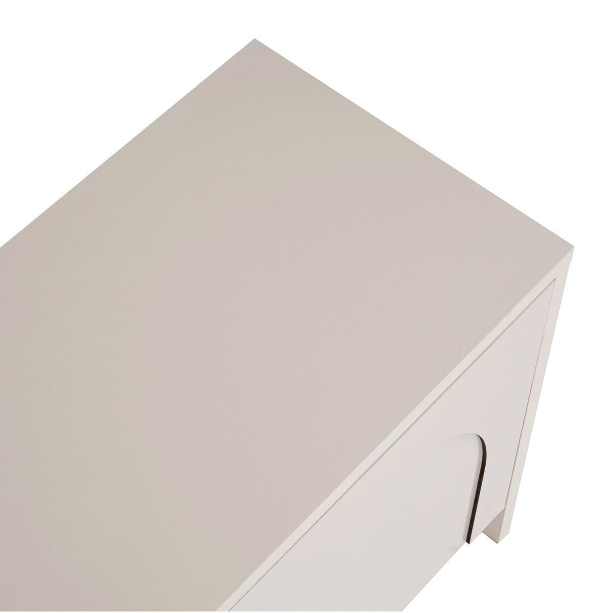 TV-MÖBEL 4 Türen, cremefarben 32/45/180 cm - Beige, Holzwerkstoff (32/45/43cm) - Calicosy