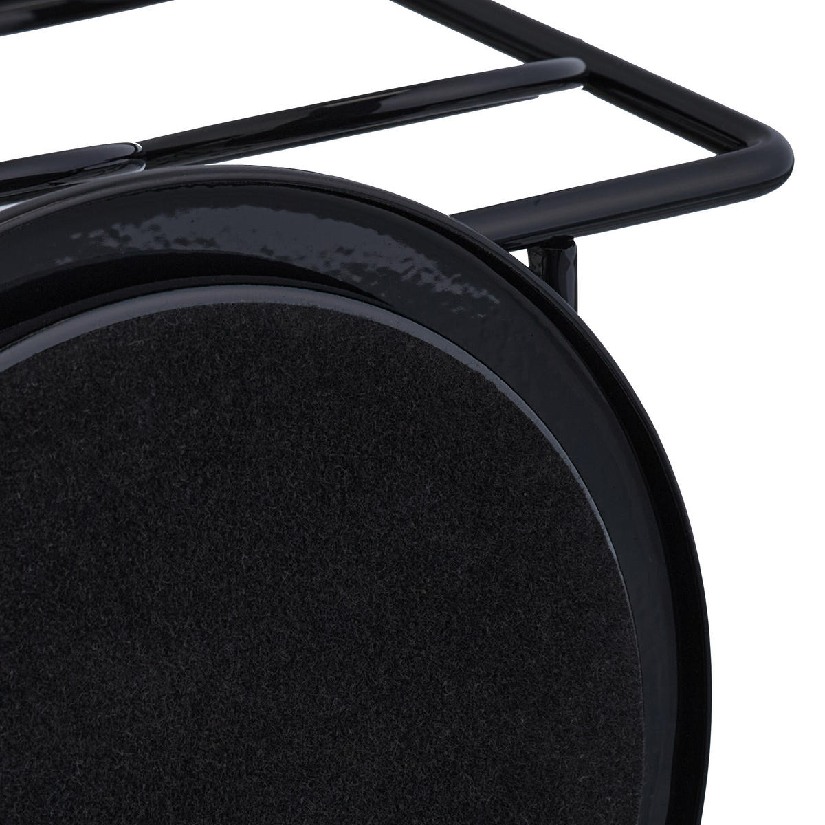 KAPSELHALTER - Schwarz, Metall (16/30.5/12.5cm) - Relaxdays