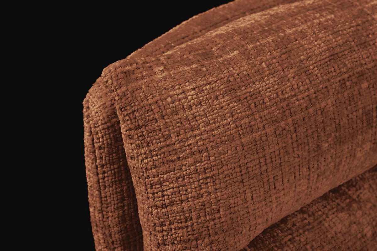 STUHL BIG GEORGE Chenille Braun 94 cm - Buchefarben/Braun, Holz/Textil (61/94/66cm) - riess-ambiente