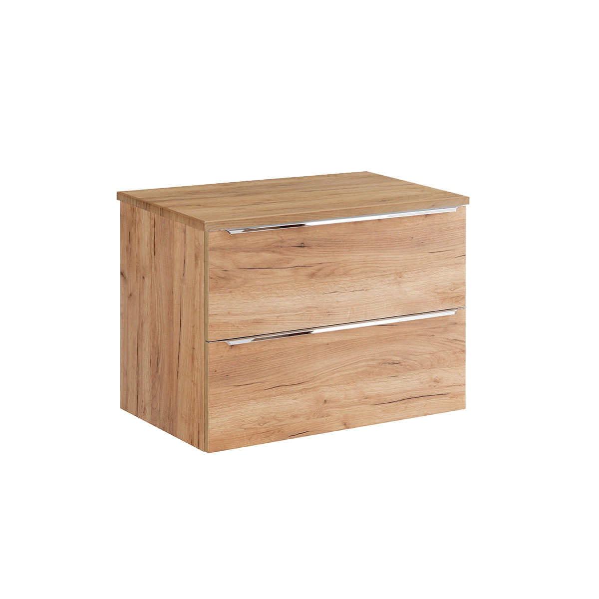 WASCHTISCHUNTERSCHRANK 80.4cm April Holz - Braun, Holzwerkstoff (80.4/59/46cm) - Petits-meubles