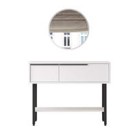 KONSOLENTISCH 100/29,5/76 cm - Weiß, Holz (29.5/76/100cm) - Mobili Rebecca