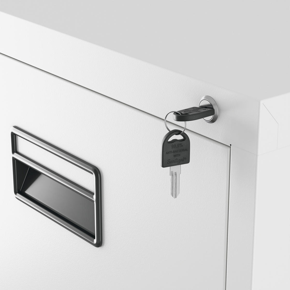 AKTENSCHRANK SARA V4 - Weiß, Metall (46/132/62cm) - Jan Nowak