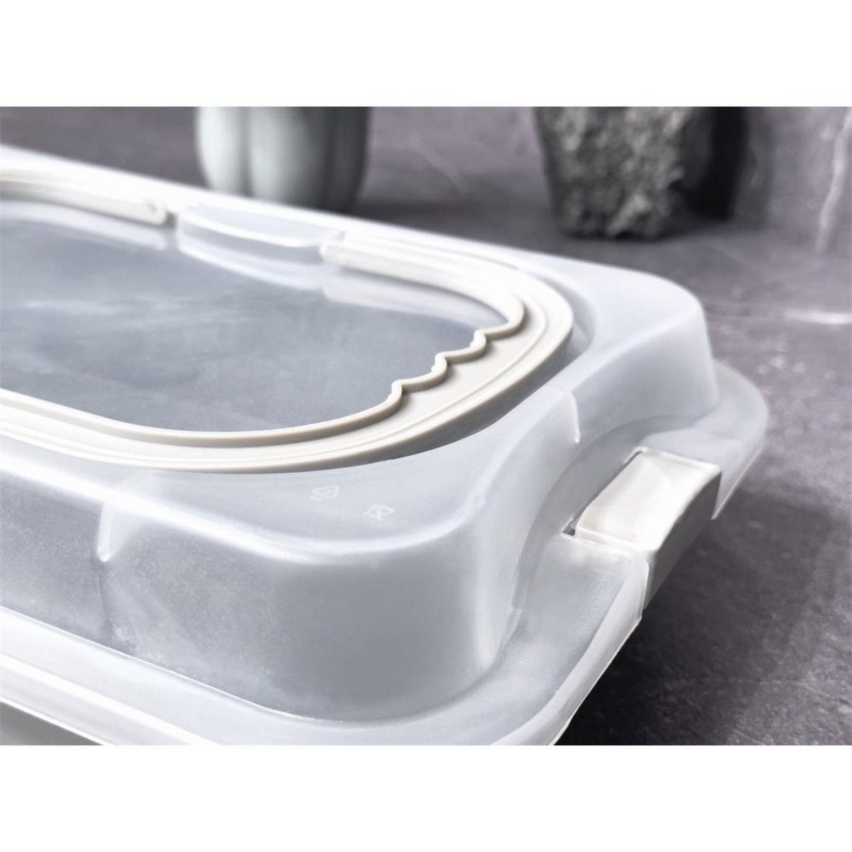 BACKFORM Grau 36.5/24.5/5.5 cm 46501 - Grau, Metall (24.5/5.5/36.5cm) - Berlinger Haus