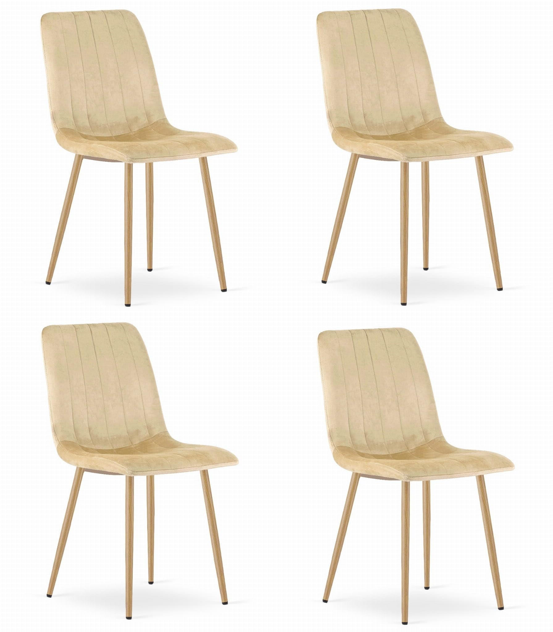 Best For Home Esszimmerstuhl Beige 46x86x56 cm