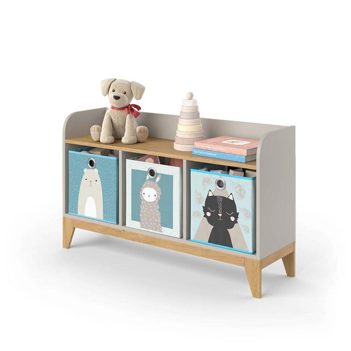 KINDERSITZBANK Malia Cashmere-Eiche 107.2 x 63.8 cm - Kaschmir, Holzwerkstoff (107.2/63.8/30.6cm) - VitaliSpa