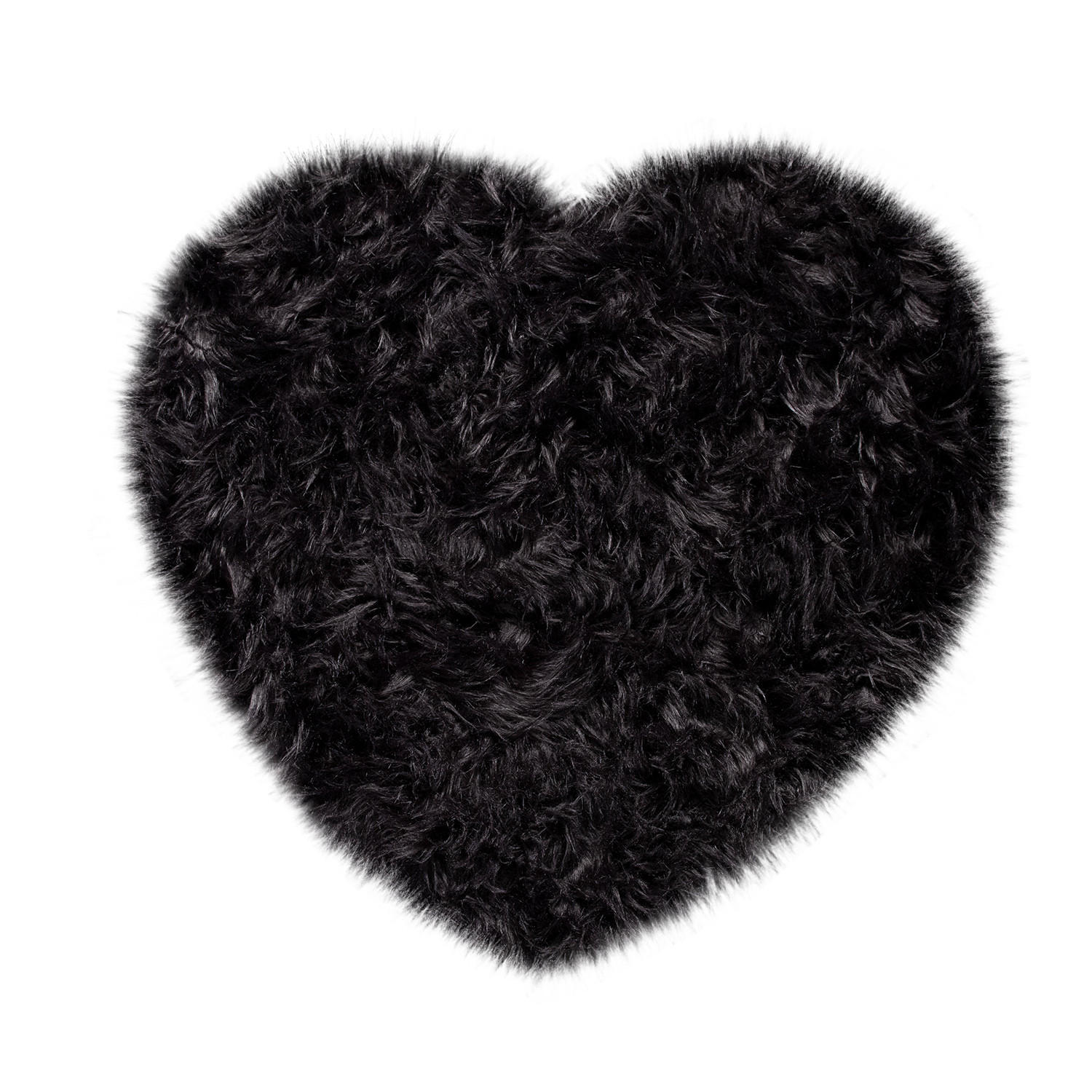 HOCHFLORTEPPICH 80/75 cm Playa 960 - Schwarz, Textil (80/75cm) - Paco Home