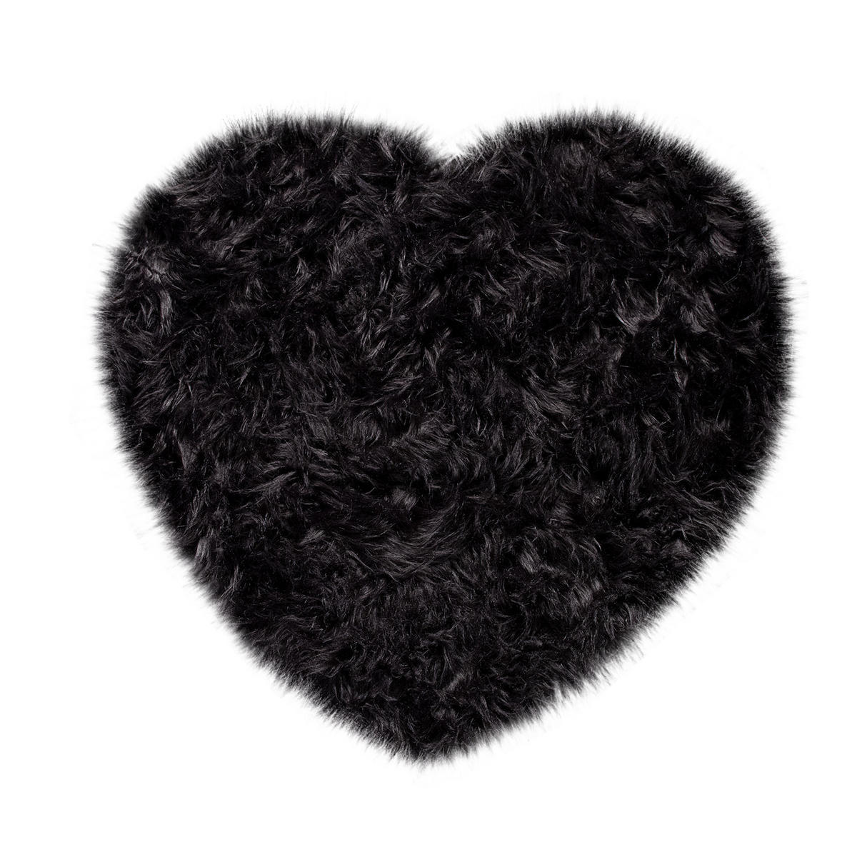 HOCHFLORTEPPICH 80/75 cm Playa 960 - Schwarz, Textil (80/75cm) - Paco Home