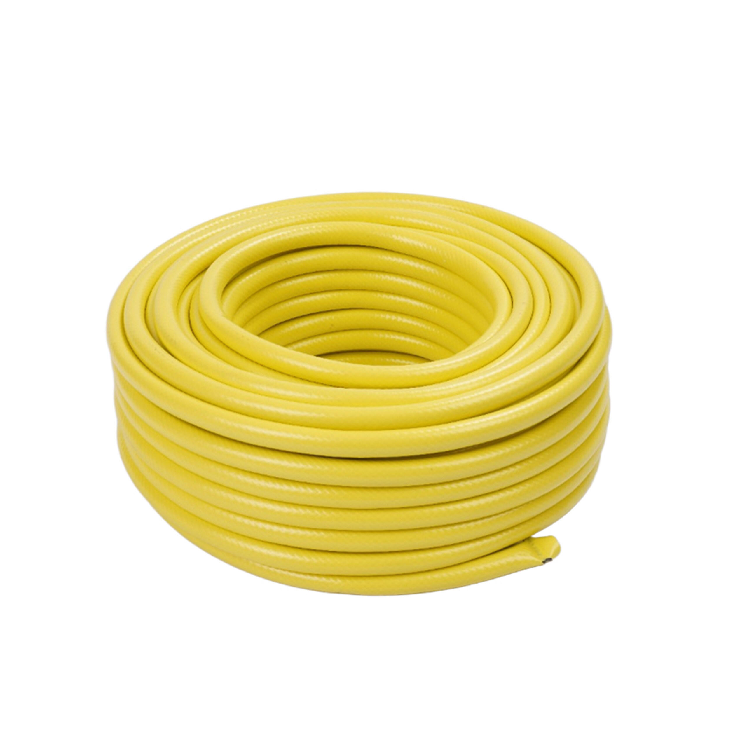 GARTENSCHLAUCH - Gelb, Kunststoff (3000cm) - Relaxdays