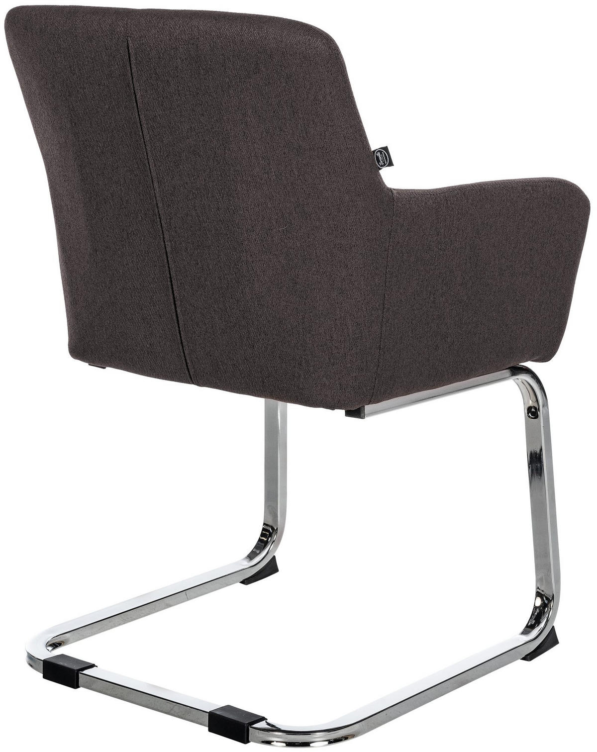 STUHL Pukki Stoff schwarz - Schwarz, Metall (57/87/58cm) - TPFLiving