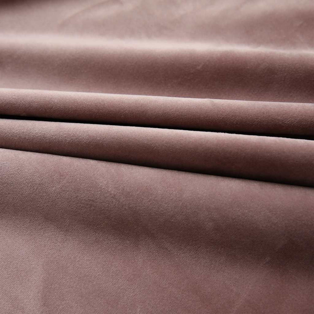 VERDUNKELUNGSVORHANG Mit Haken Samt Antik-Rosa 290/245 Cm - Pink, Textil (290/245/1cm) - vidaXL