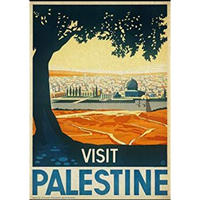 POSTER Reisebüro Palästina A3 Rahmenlos - Klar, Papier (29.7/5/42cm) - Nacnic