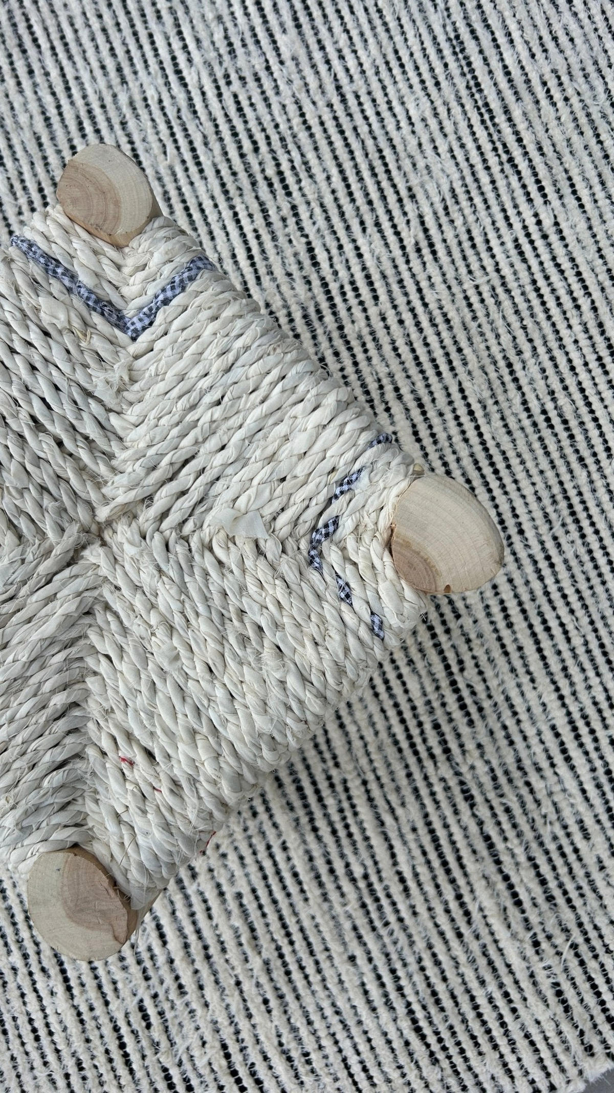 TEPPICH aus recycelter Baumwolle handgewebt grau - Grau, Naturmaterialien (160/230cm) - AFK Living