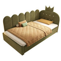 TAGESBETT 90/200 cm Grün aus Samt mit Ausziehbett - Grün, Textil (90/200cm) - OKMYHOME