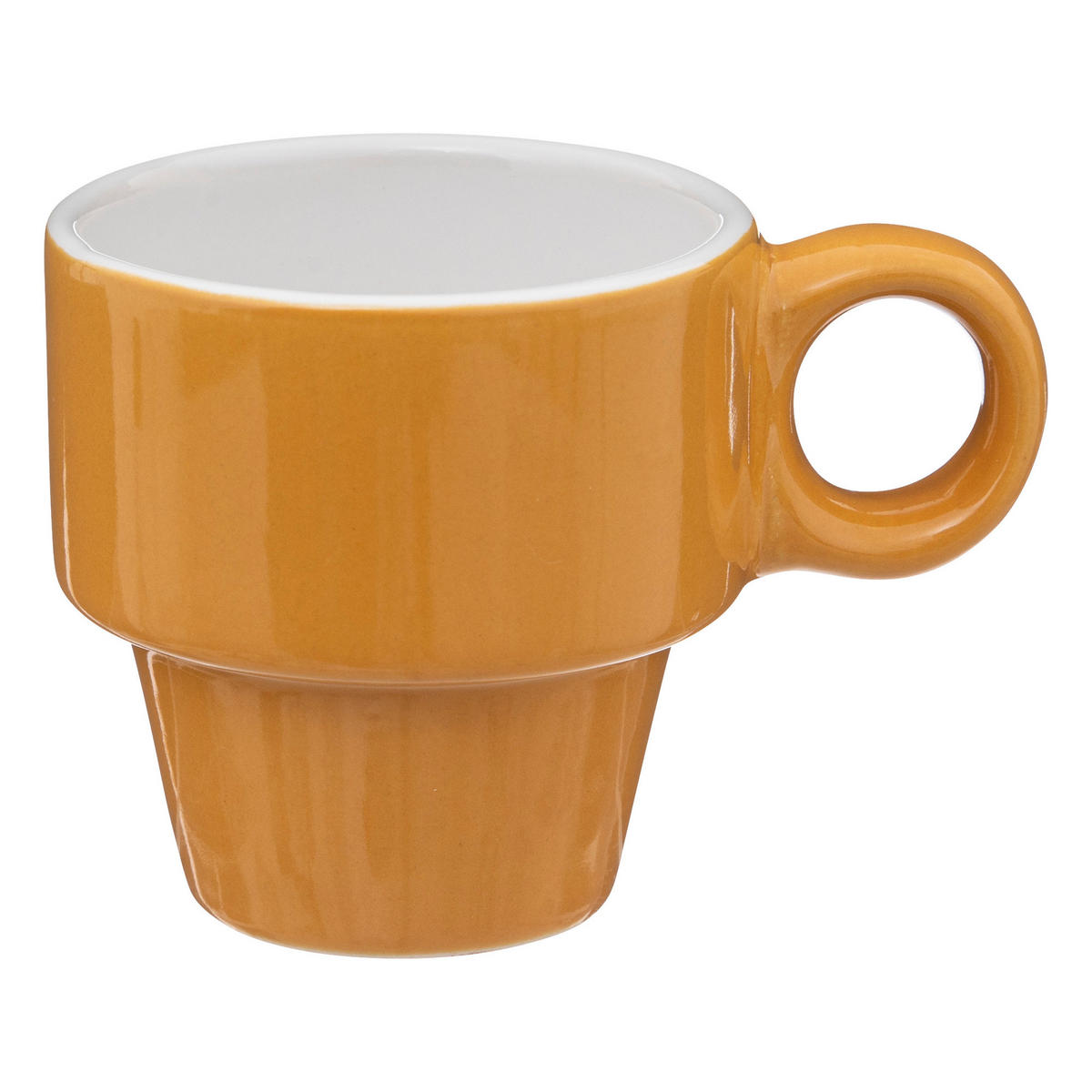 STÄNDER mit 6 Tassen Colorama Mehrfarben 64 ml 8,9/7/22,8 cm - Multicolor, Keramik (0.064L) - Secret de Gourmet