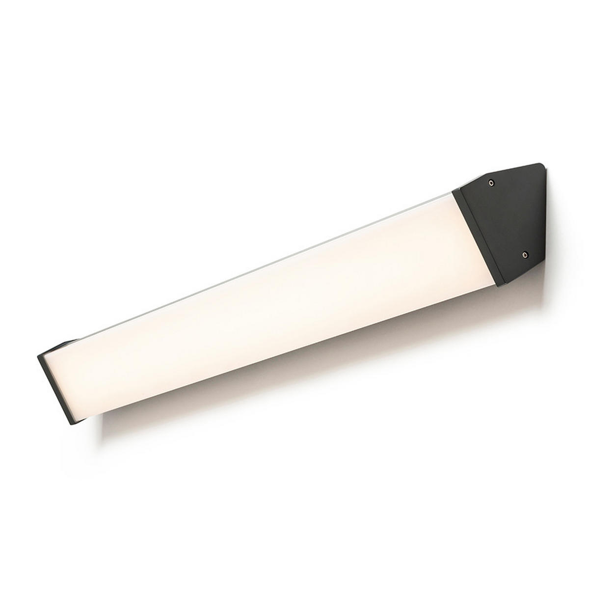 AUSSENLEUCHTE SANTOS 90 Anthrazitgrau 50 W IP65 - Grau, Metall (92.2/11/15cm) - Rendl