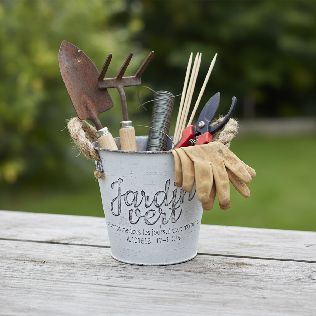 SADA 3 kvetináčov - sivá, kov/textil (14/12.5/14cm) - Relaxdays