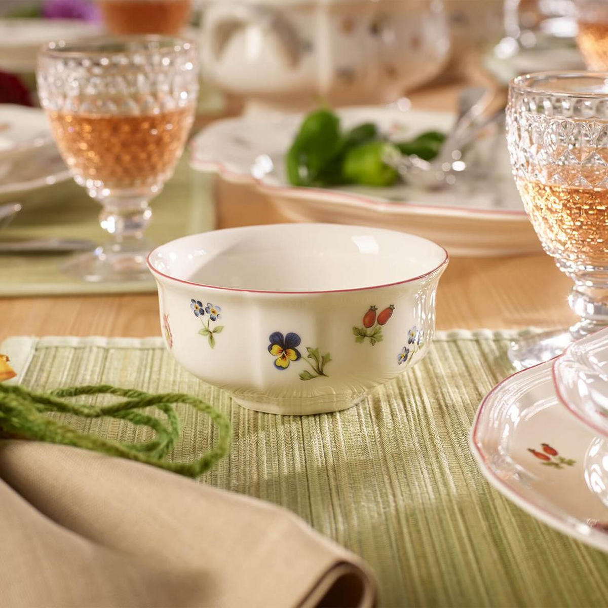 DESSERTSCHALEN Petite Fleur weiß ø 11,7 cm 6er Set - Weiß, Keramik (11.7cm) - Villeroy & Boch