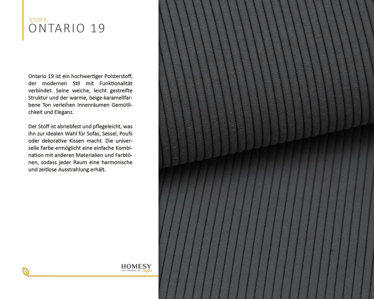 SCHLAFSOFA Celeste – modernes Design trifft auf höchsten Komfort, Grau - Grau, Holz (225/80/94cm) - Homesy