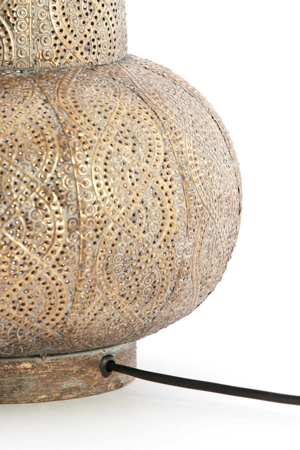 LAMPENSOCKEL Ryota Braun 31/31/41 cm - Braun, Metall (31/31/41cm) - Light & Living