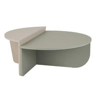 COUCHTISCH (2er-Set) orion 90/90/35 cm - Grün, Holzwerkstoff (90/90/35cm) - Calicosy