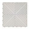 KLICKFLIESEN Durchbrochen für Garage, Werkstatt und Ausstellungsraum - Farbe Weiss - Set von 6 Fliesen - Weiß, Kunststoff (39.5/39.5/2cm) - MOSAIK AERO