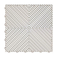 KLICKFLIESEN Durchbrochen für Garage, Werkstatt und Ausstellungsraum - Farbe Weiss - Set von 6 Fliesen - Weiß, Kunststoff (39.5/39.5/2cm) - MOSAIK AERO