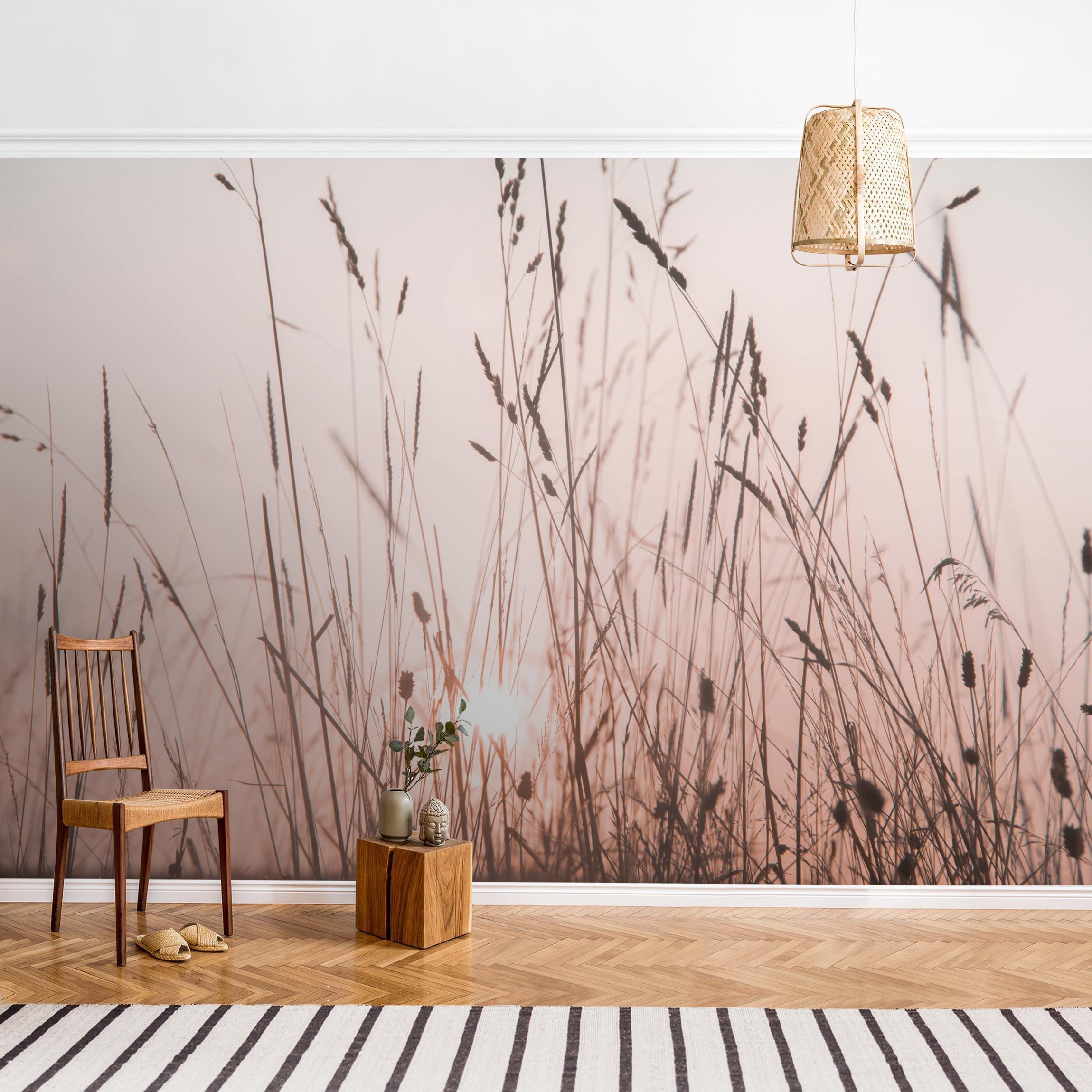 FOTOTAPETE Ein traumhafter Sommerabend 432/290 cm - Eichefarben, Papier (432/290cm) - Bilderwelten