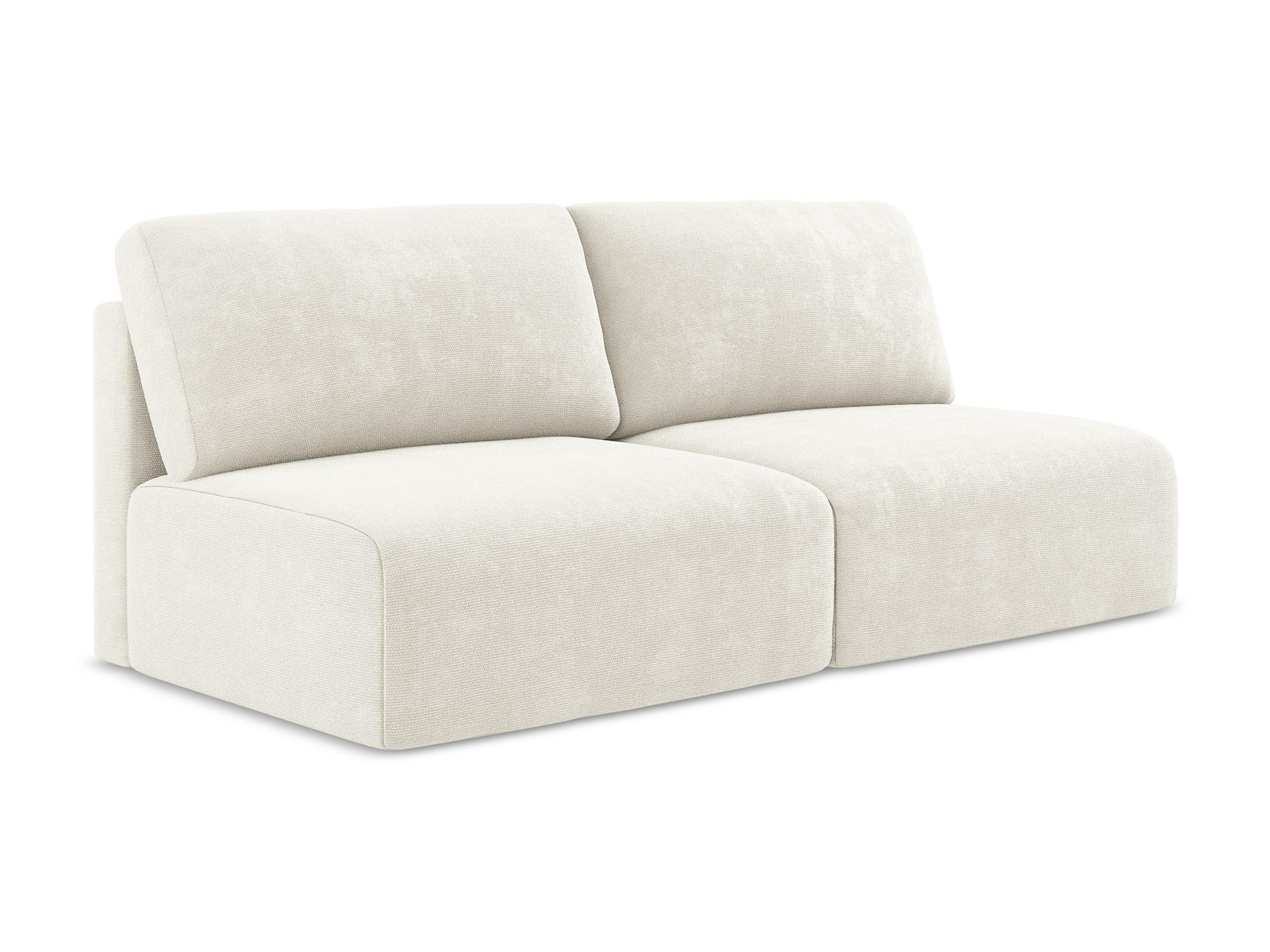 3-SITZER SOFA mit Schlaffunktion Chenille Stoff Weiß - Pink/Schwarz, Kunststoff/Textil (216/79/102cm) - Makamii