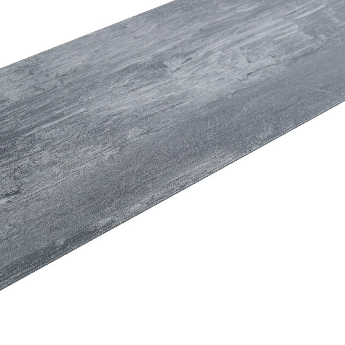 VINYLBODEN 5m²/36-TLG. selbstklebend PVC - Dunkelgrau, Kunststoff (0.2/91.5/15.2cm) - Livingandhome