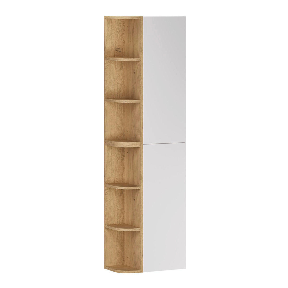 BADMÖBEL 120.4cm Oria 2er-Set Weiß - Weiß, Holzwerkstoff (120.4/50/45.8cm) - Petits-meubles