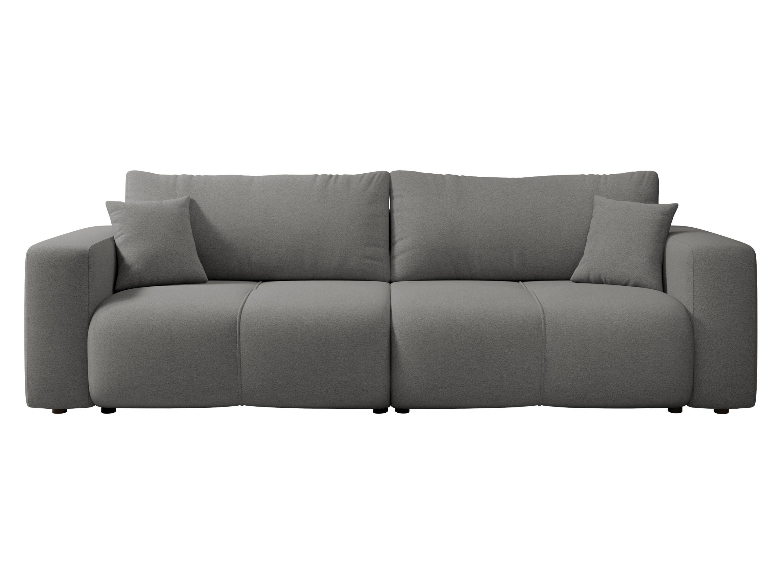 Mirjan24 Schlafsofa Grau 245x82x92 cm