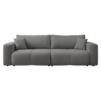 SCHLAFSOFA Furyn - Schwarz/Grau, Holz/Kunststoff (245/82/92cm) - MIRJAN24