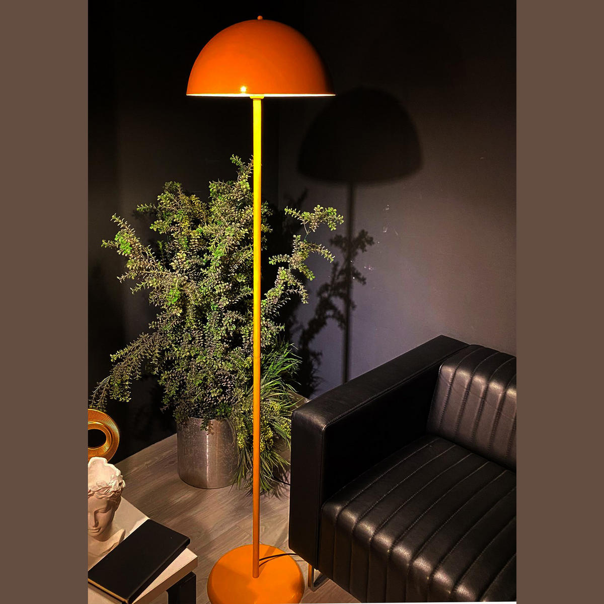 STEHLEUCHTE Gelora 170 Cm - Orange, Metall (37/37/170cm) - Bamyum
