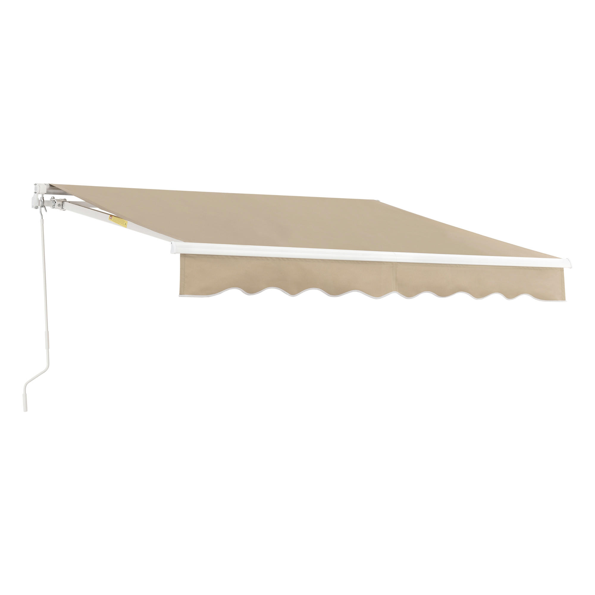 GELENKARMMARKISE Bitonto - Beige, Textil (300/0.1/250cm) - [en.casa]