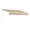GELENKARMMARKISE Bitonto - Beige, Textil (300/0.1/250cm) - [en.casa]