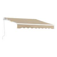 GELENKARMMARKISE Bitonto - Beige, Textil (300/0.1/250cm) - [en.casa]